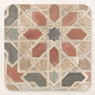 Nicht-Verschönerter Marrakesch-Entwurf II Rechteckiger Pappuntersetzer