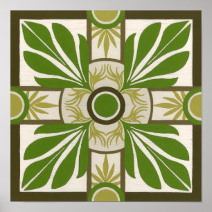 Nicht-Verschönertes Palmen-Motiv I Poster