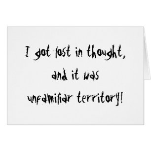 Nicht vertrautes Gebiet