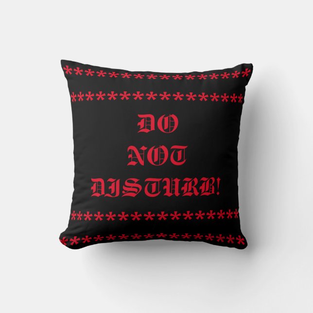 Nicht verzerren Throw Pillow Kissen (Vorderseite)