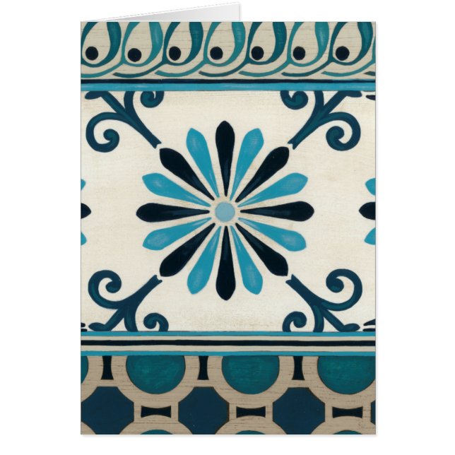 Nicht verzierte Indigofries II (Vorne)