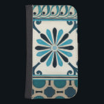 Nicht verzierte Indigofries II Phone Geldbeutel<br><div class="desc">Zuhause Décor</div>