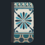 Nicht verzierte Indigofries II Phone Geldbeutel<br><div class="desc">Zuhause Décor</div>