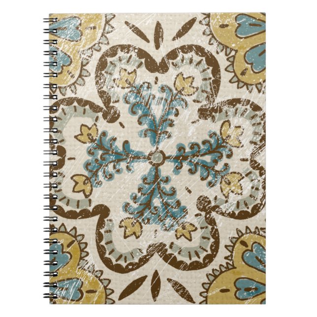 Nicht verzierter Batik-Platz II Notizblock (Vorderseite)