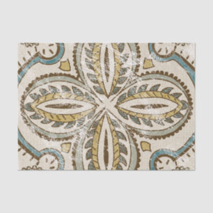 Nicht verzierter Batik-Platz III Seidenpapier