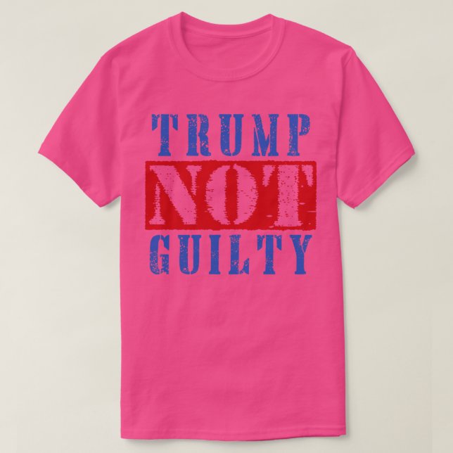 Nicht Vintager Text schuldig T-Shirt (Design vorne)