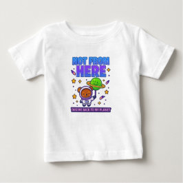 Nicht von hier Astronautenbär Baby T-shirt