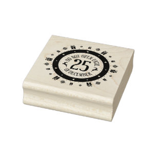 Nicht vor dem 25. Dezember öffnen - Stempel aus Gu