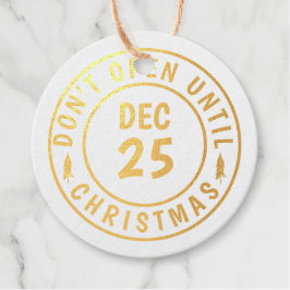 Nicht vor Weihnachten geöffnet Geschenkanhänger