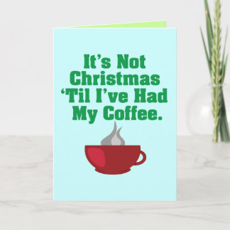 Nicht Weihnachten bis Kaffee