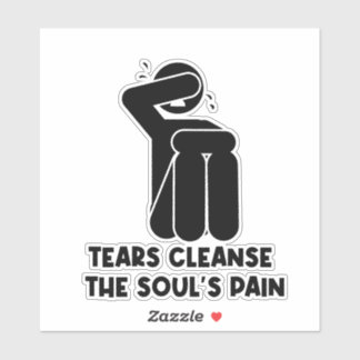 nicht weinen aufkleber