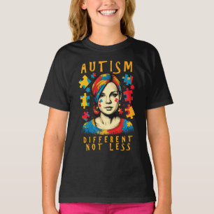 Nicht weniger Autismus Bewusstsein Positives Zitat T-Shirt