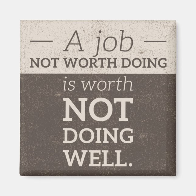 Nicht wert Magnet (Vorne)