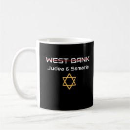 Nicht Westjordanland, Judea Samaria Israel Kaffeetasse