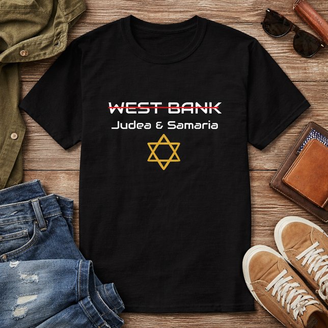 Nicht Westjordanland, Judea Samaria Israel T-Shirt (Von Creator hochgeladen)