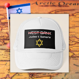 Nicht Westjordanland, Judea Samaria Israel Truckerkappe