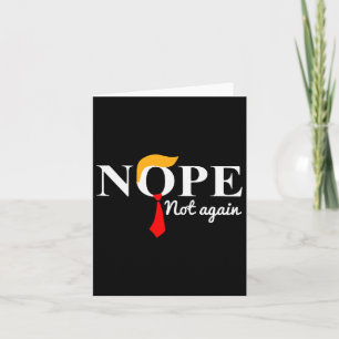 Nicht wieder lustig Trump Karte