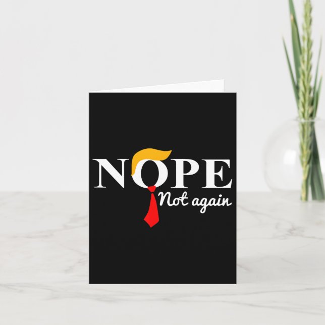 Nicht wieder lustiger Trump 1 Karte (Vorderseite)