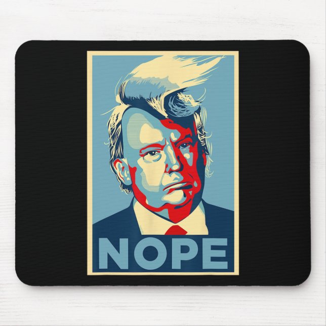 Nicht wieder lustiger Trump 2024 Mousepad (Vorne)