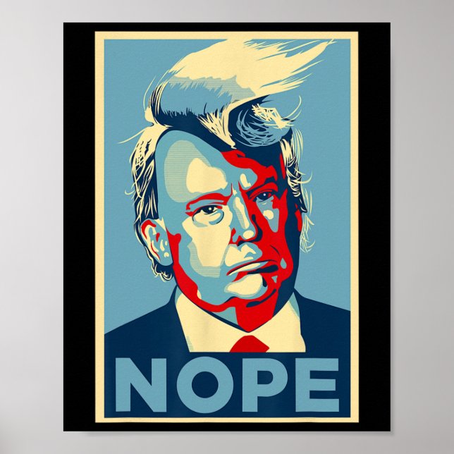 Nicht wieder lustiger Trump 2024 Poster (Vorne)