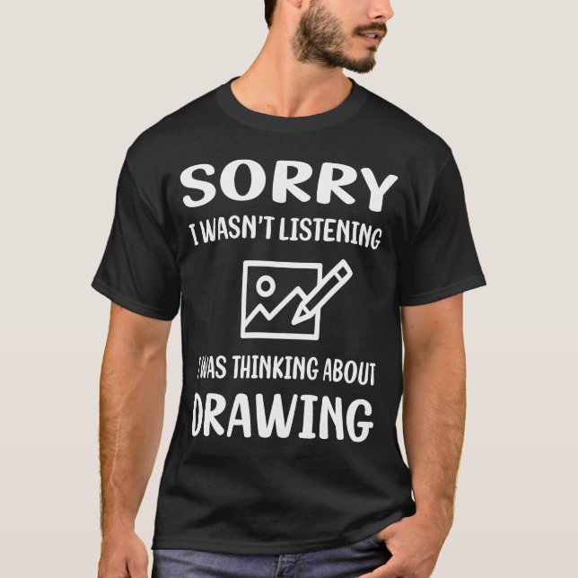 Nicht Zeichnend hören T-Shirt (Vorderseite)
