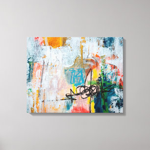 Nicht zentriert leinwanddruck