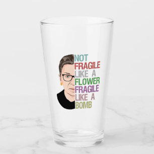 Nicht zerbrechlich wie eine zerbrechliche Blume wi Glas