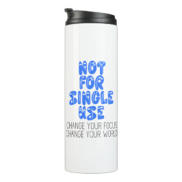 🌍 nicht zum Single | Öko Inspiriert Wasserflasche Thermosbecher