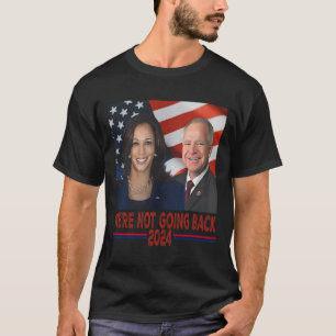 Nicht zurück Kamala Harris Tim Walz T-Shirt