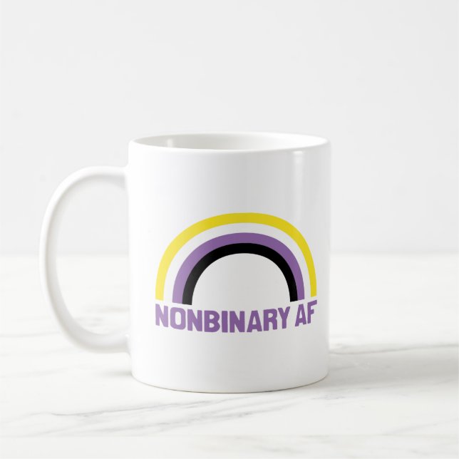 Nichtbinäre AF Kaffeetasse (Links)