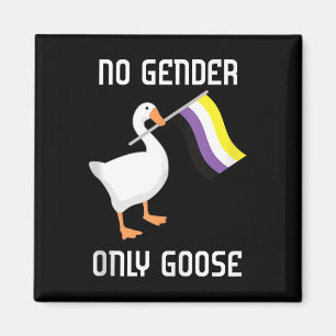Nichtbinäre Gans Kein Geschlecht Stolzflagge Lgbtq Magnet
