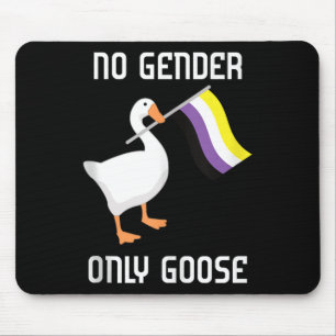 Nichtbinäre Gans Kein Geschlecht Stolzflagge Lgbtq Mousepad