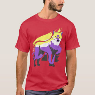 nichtbinäre Geschenke, nichtbinärer Fuchs, LGBT-Ag T-Shirt