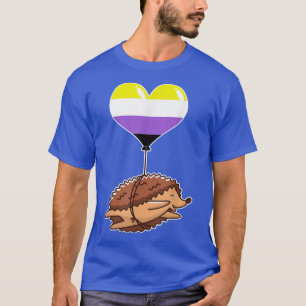 Nichtbinäre Igel-Identität - Nichtbinäre Identität T-Shirt