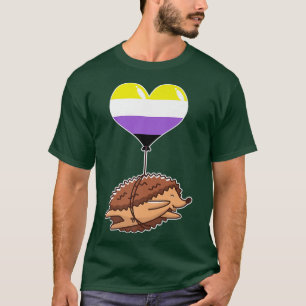 Nichtbinäre Igel-Identität - Nichtbinäre Identität T-Shirt