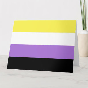 Nichtbinäre Pride-Flagge Karte