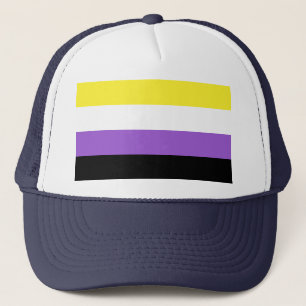 Nichtbinäre Pride-Flagge Truckerkappe