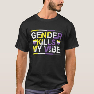 Nichtbinäre Pride Genderfluid Geschlechterrechte n T-Shirt