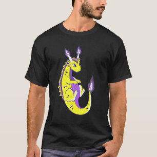 Nichtbinärer Dragon LGBTQ Nichtbinärer Pride Gende T-Shirt