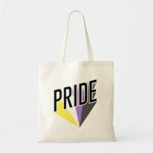 Nichtbinärer Pride Burst Tragetasche