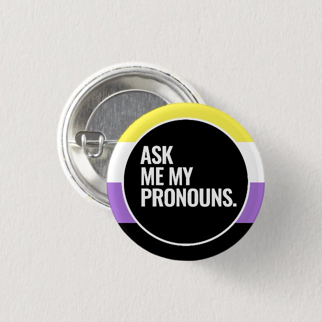 Nichtbinärer Prix Button (Vorne & Hinten)