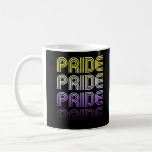 Nichtbinärer Retro-Prix Kaffeetasse