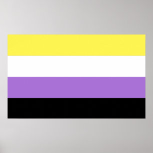 Nichtbinärer Stolz Poster