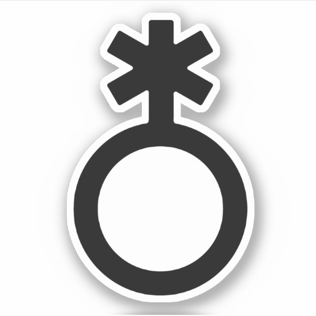 Nichtbinäres Generikum Aufkleber (Vorderseite)
