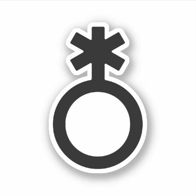 Nichtbinäres Generikum Aufkleber (Vorderseite)