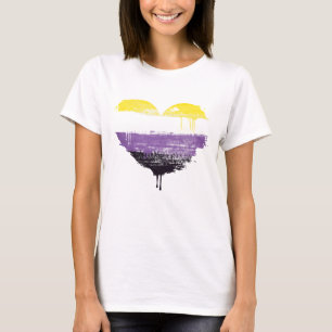 NICHTBINÄRES HERZ T-Shirt
