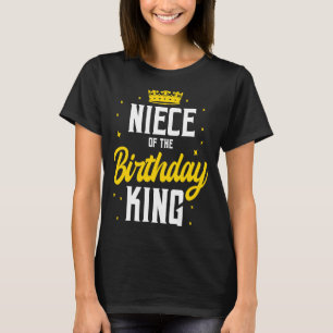 Nichte des Geburtstags King Party Crown Bday Celeb T-Shirt