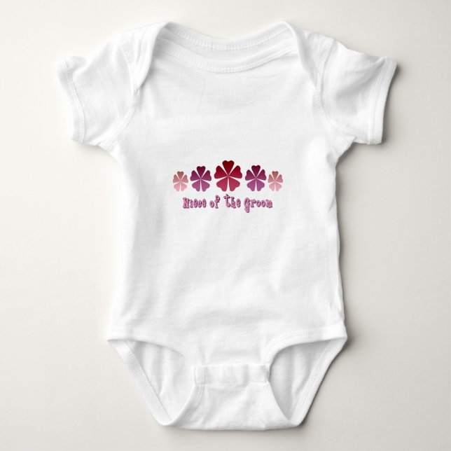 Nichte des Grooms Baby Strampler (Vorderseite)