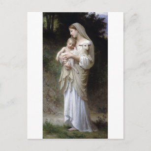 Nichtigkeit (Madonna und Kind), Bouguereau Postkarte