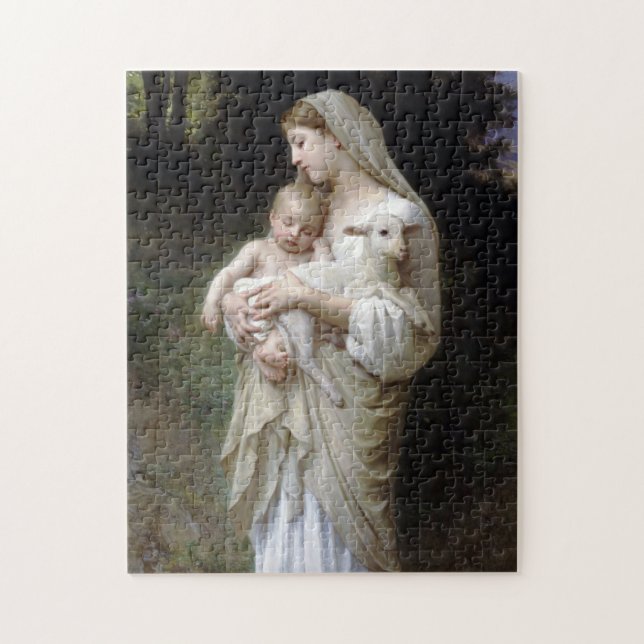 Nichtigkeit (Madonna und Kind), Bouguereau Puzzle (Vertikal)